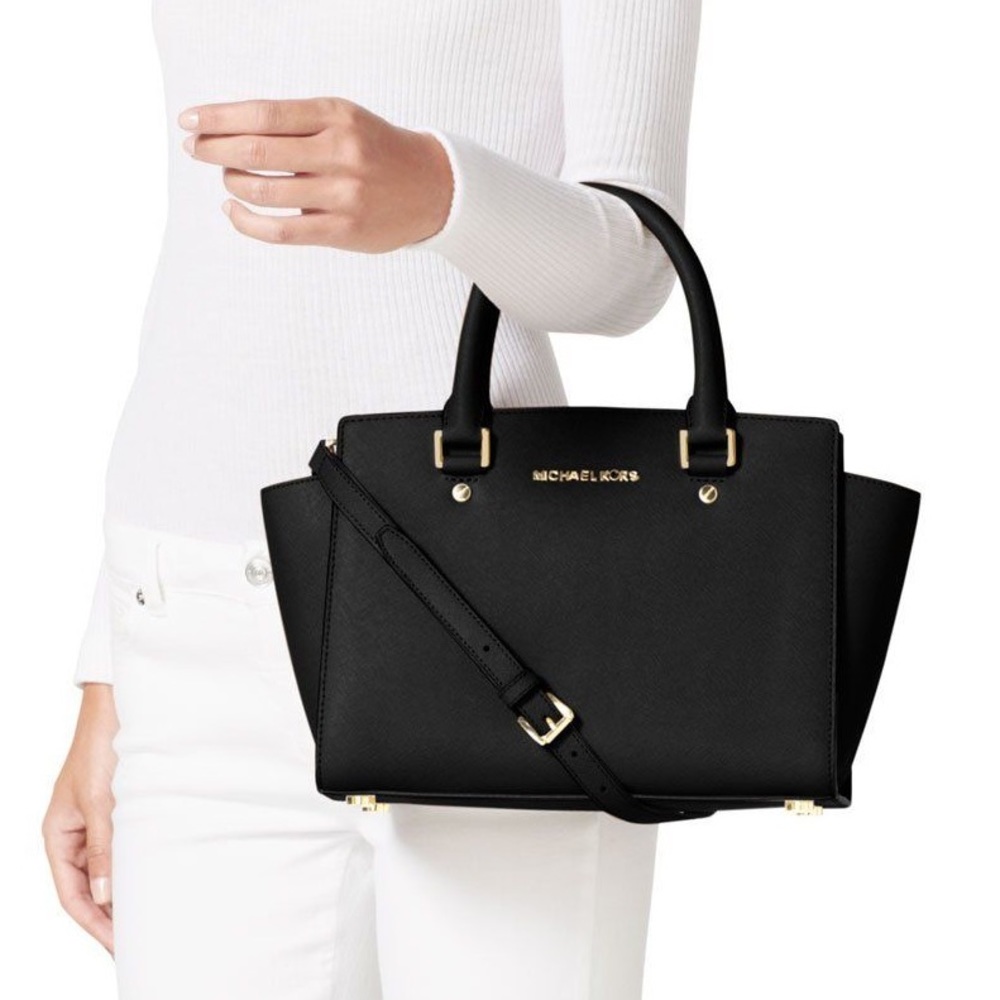Michael Kors Selma Medium Satchel and Wallet Set